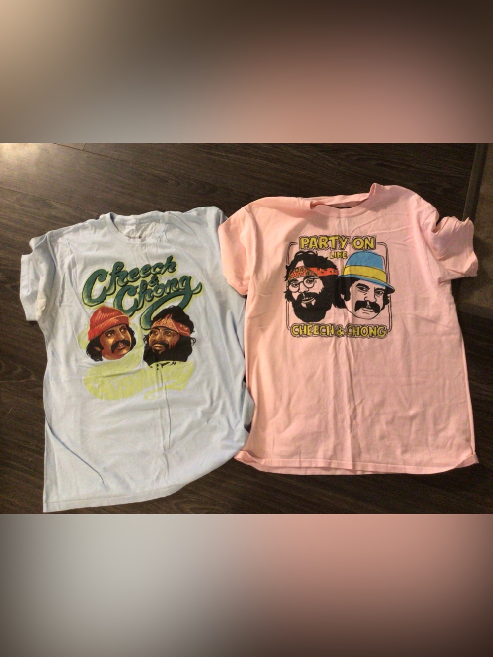 2 Cheech & Chong Men's Short Sleeve Graphic Tees